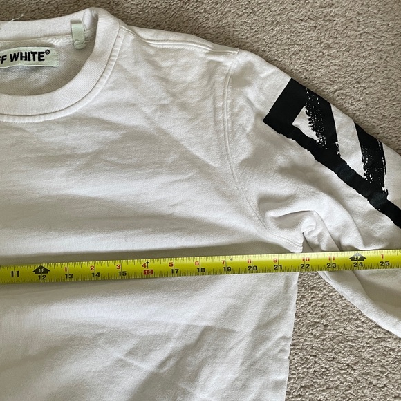Off-White 100% Cotton Sweatshirt - Sz Medium - Picture 8 of 9